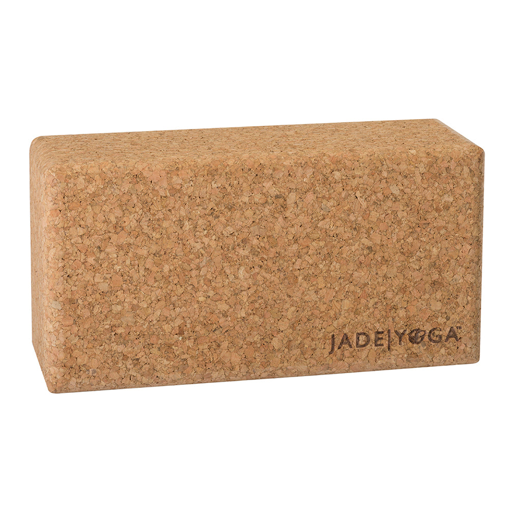 Jade Yoga small cork yoga block made from sustainable materials
