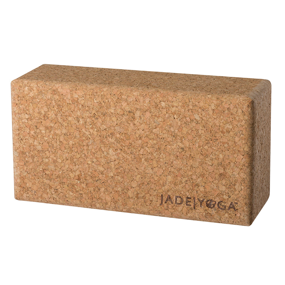 Jade Yoga small cork yoga block made from sustainable materials