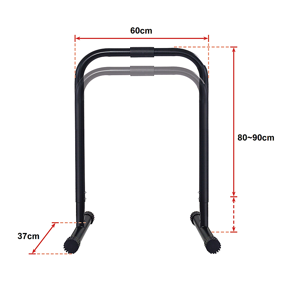 Chin Dip Parallel Bar with padded non-slip handles