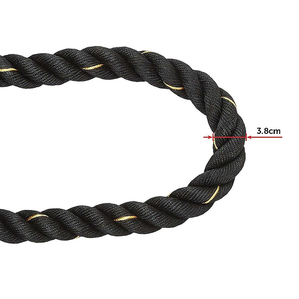 Battle Rope 9M with heat-shrunk ergonomic handles