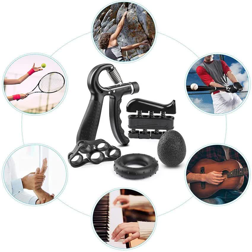 Durable hand grip trainer for rehabilitation and fitness