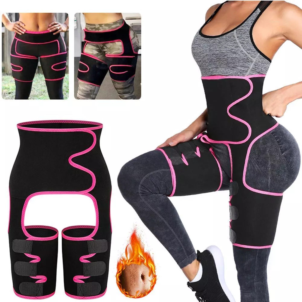 Women's neoprene body shaper black S/M for workouts and fitness