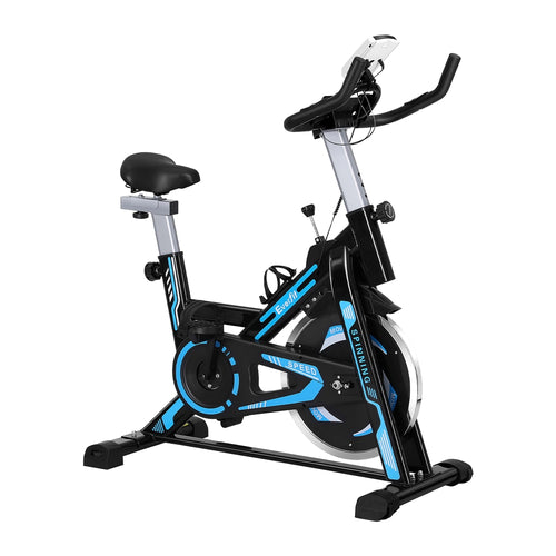 Flywheel Spin Bike by Everfit with 13kg flywheel designed for intense home workouts.