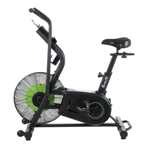 Air Bike Everfit Dual Action Exercise Bike with air resistance system for home cardio workouts