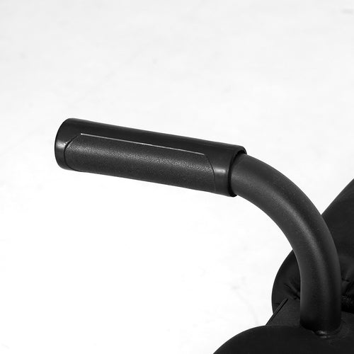 Close-up of the handle on the Adjustable FID Bench for enhanced grip and stability during workouts.