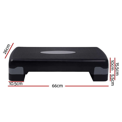 Everfit Aerobic Step Adjustable Fitness Stepper