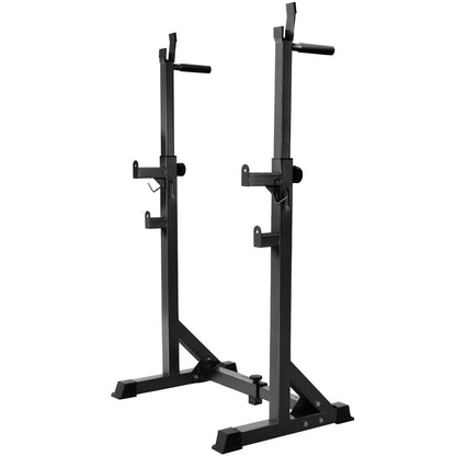 Everfit Weight Bench Adjustable Squat Rack with 300kg capacity, ideal for squats, bench presses, and deadlifts at home