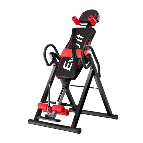 Inversion Table Gravity Back Stretcher for Home Gym, 180° Foldable Design, Ideal for Spine Decompression and Muscle Relaxation