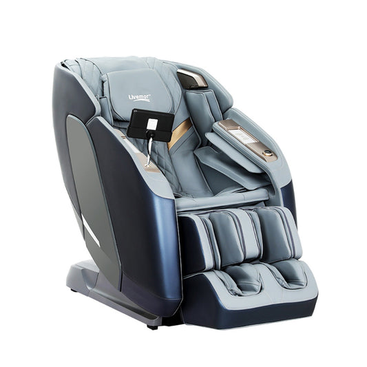 Livemor 4D Massage Chair Zero Gravity SL Track Recliner in sleek design for ultimate relaxation.