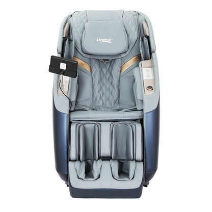 Livemor 4D Massage Chair Recliner SL Track Full Body Zero Gravity Massager Heated AI Body Scan Melisa