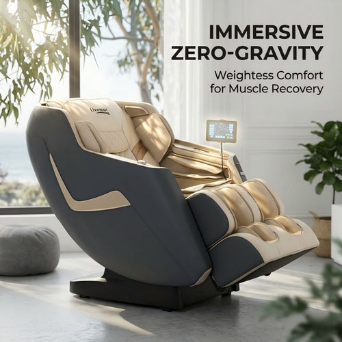 Livemor 3D Massage Chair Electric Recliner - Opal