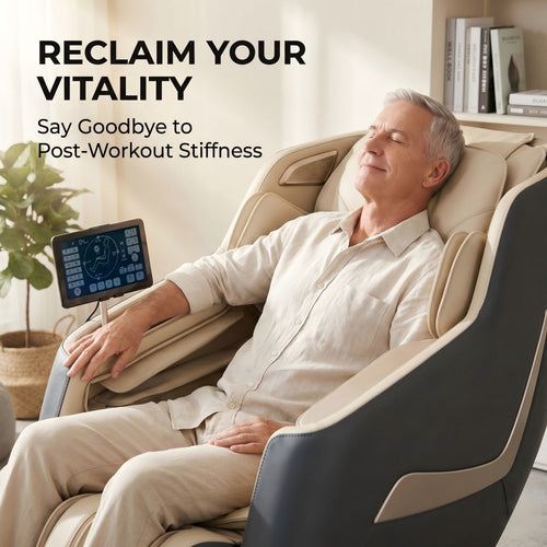 Livemor 3D Massage Chair Electric Recliner - Opal