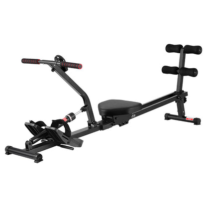 Everfit Hydraulic Rowing Machine folded for storage