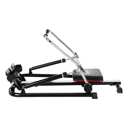 Rowing Machine Everfit 12 Level Hydraulic Rower side view for full-body cardio workout at home.