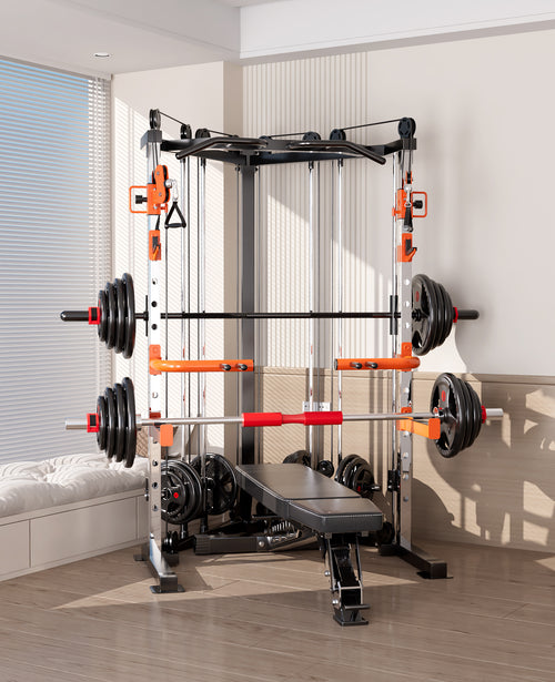 Smith Machine C3 Max Functional Trainer 140kg Pin Loaded in a modern home gym setting.