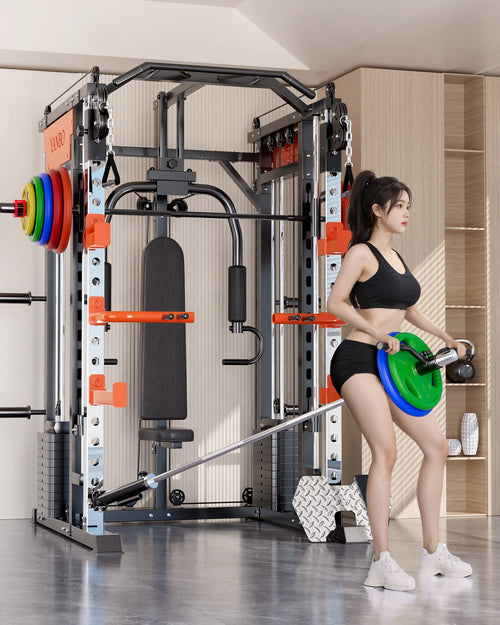 Smith Machine M1 Ultra Functional Trainer with weights for home gym workouts