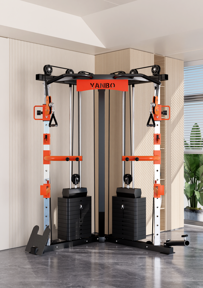 SmartFit C1 Max Cable Crossover Machine 140kg with Smith machine and squat rack