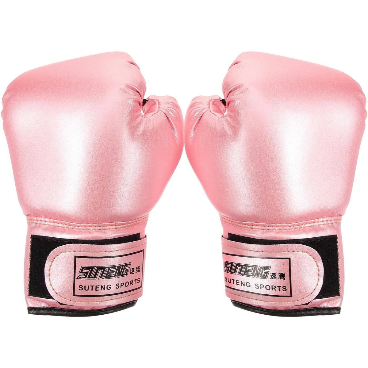 Kids Boxing Gloves – Pink for boxing, kickboxing, and Muay Thai training with durable PU outer layer.