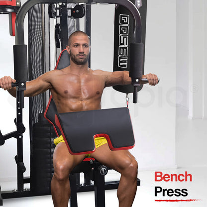 PROFLEX Home Gym Exercise Machine Fitness Equipment Weight Bench Press Set 148lbs