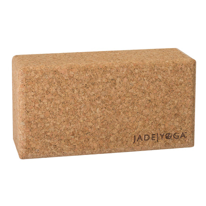 Jade Yoga small cork yoga block made from sustainable materials