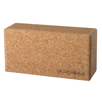 Jade Yoga small cork yoga block made from sustainable materials