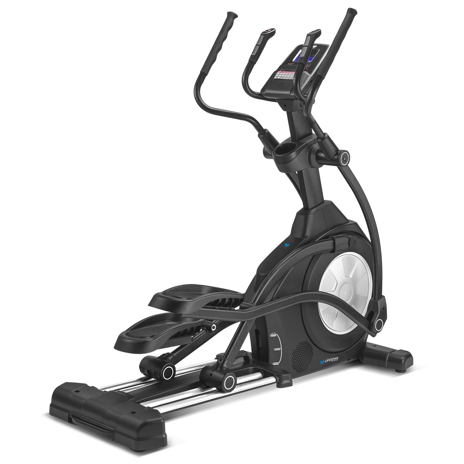 Lifespan Fitness XT-40 Cross Trainer with magnetic resistance and heavy-duty flywheel for full-body workouts.