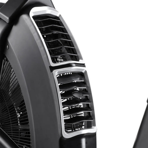Close-up view of the fan system on the Commercial Air Bike – Lifespan Fitness EXC-11H, showcasing its design and functionality.