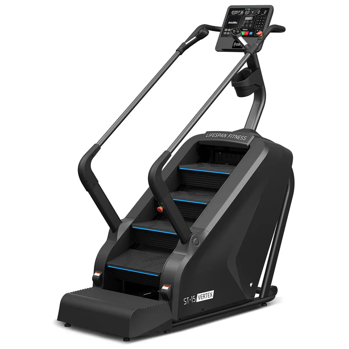 Lifespan Fitness ST-15 Vertex Stair Climber with digital console and three steps for high-intensity workouts.
