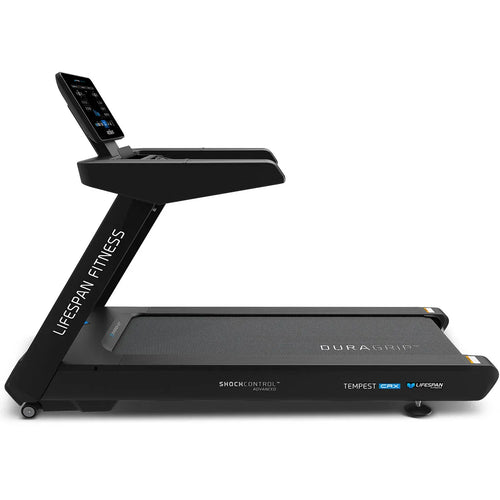 Commercial Treadmill – Lifespan Tempest CRX Smart TFT with advanced features and sleek design for optimal performance.