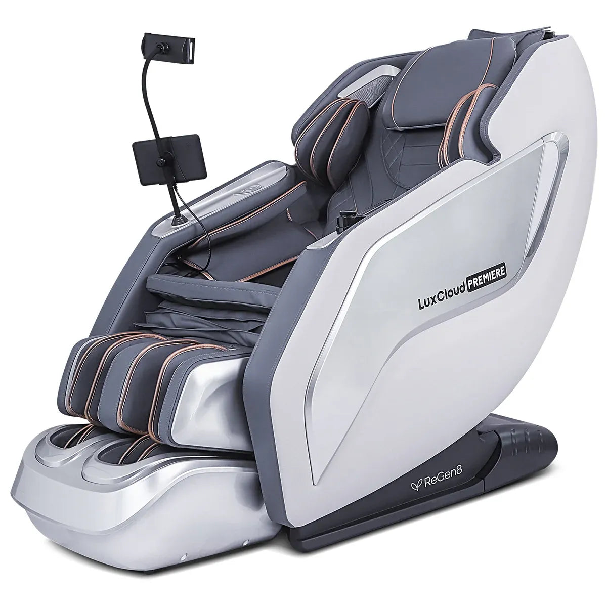 ReGen8 LuxCloud Premiere Massage Chair with zero gravity design and full-body coverage for relaxation.