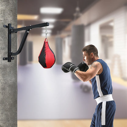 Wall-Mount Pivot Rack for Boxing Punching Bag – Space-Saving Training Bracket