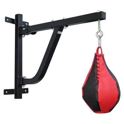 Wall-Mount Pivot Rack for Boxing Punching Bag – Space-Saving Training Bracket
