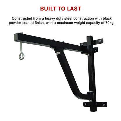 Wall-Mount Pivot Rack for Boxing Punching Bag – Space-Saving Training Bracket