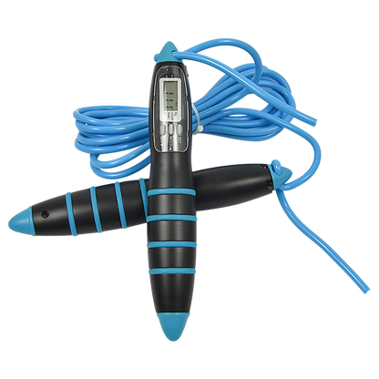 Electronic jump rope for cardio, HIIT, and fitness training