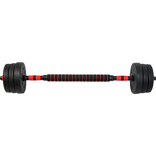 Adjustable Dumbbell Set with rubber weights for strength training and home gym workouts.