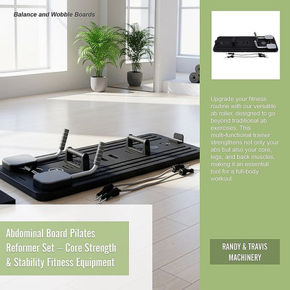 Abdominal Board Pilates Reformer Set – Core Strength & Stability Fitness Equipment