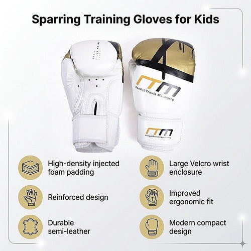 Boxing Gloves - Sparring Training Gloves for Kids with ergonomic design and high-density foam padding.