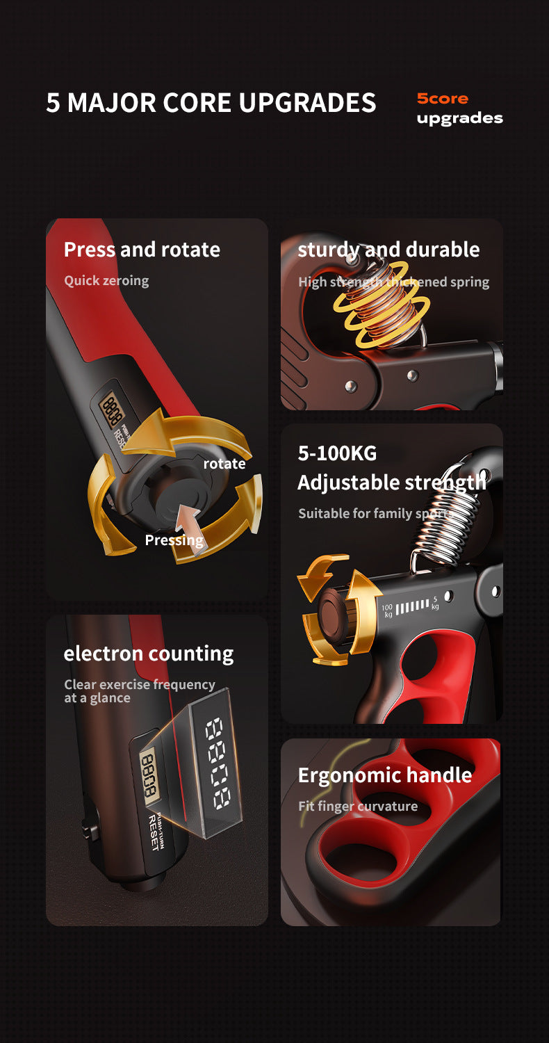 Exercise grip, wrist, and finger muscles with adjustable resistance