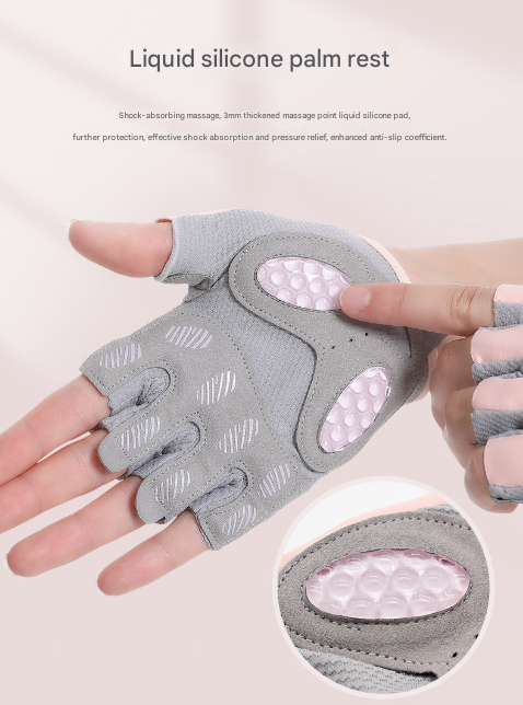 Breathable large size gloves for gym training