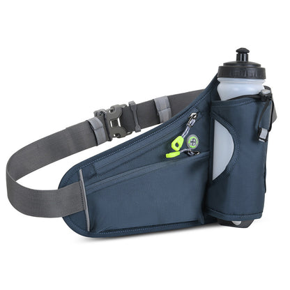 Dark Grey Hydration Running Waist Pack with Bottle Holder