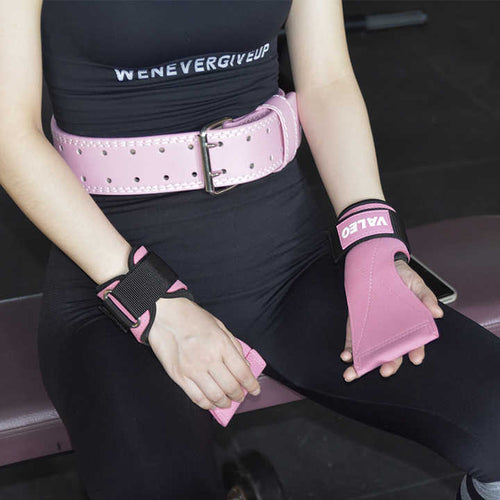 Durable blue palm protector for weightlifting
