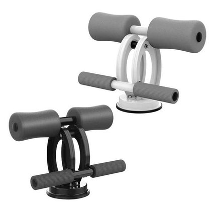 Grey Adjustable Multi-Function Home Fitness Equipment for sit-ups and strength training, featuring durable EVA and steel construction.
