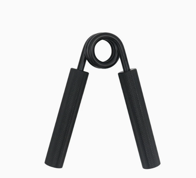 Black metal hand grip strengthener adjustable