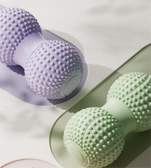 Purple fascia peanut ball for deep tissue massage