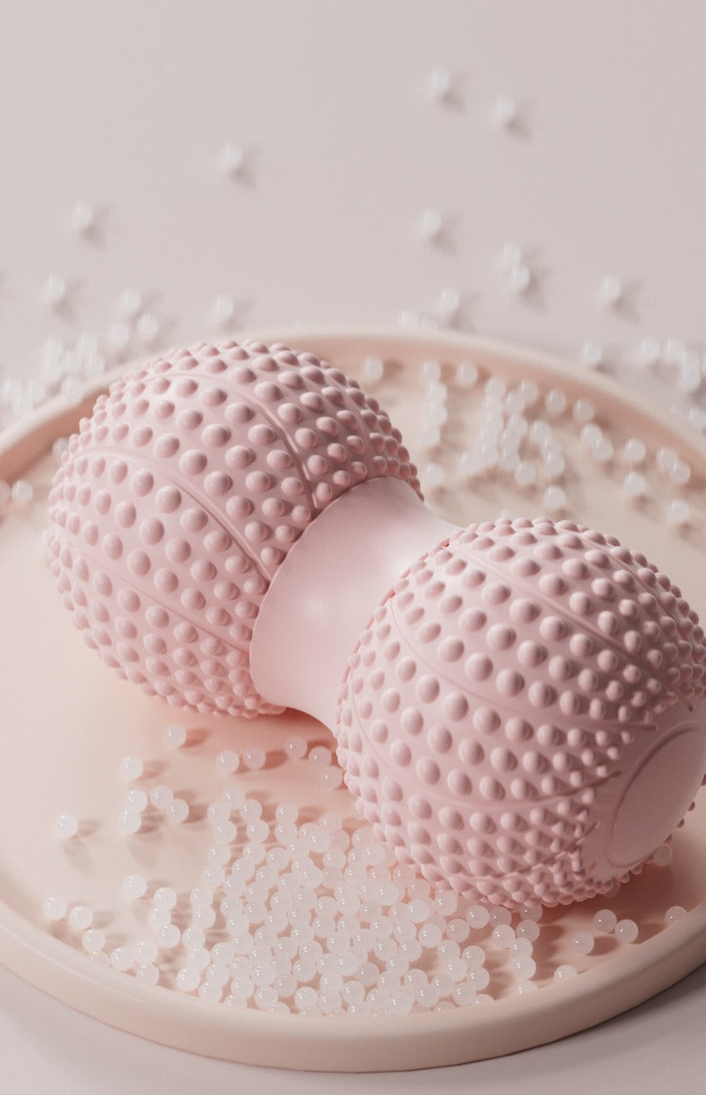 2pcs purple foot arch massager peanut balls