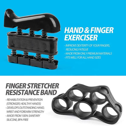 Portable hand grip training set for home and gym