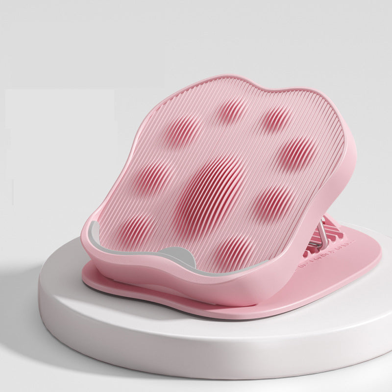 Pink Leg and Calf Stretching Board – Adjustable Tool – FitnessFuelCo