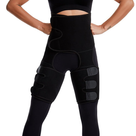 Black 3-in-1 Body Shaper waist cincher thigh slimmer glute lifter S/M