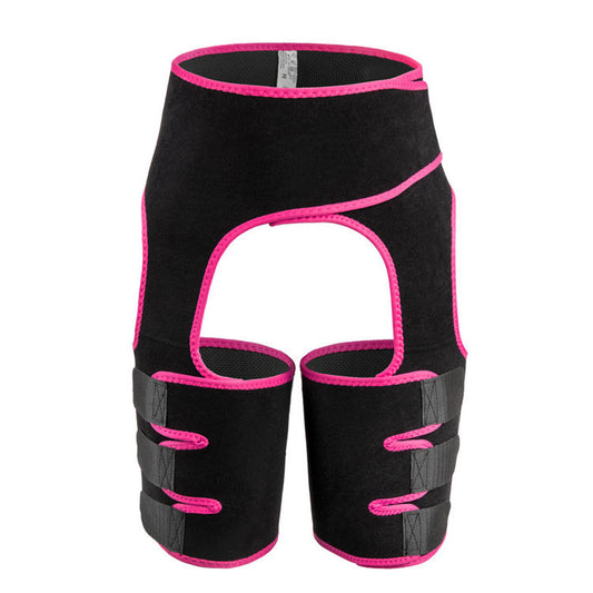 Pink 3-in-1 Body Shaper waist cincher thigh slimmer glute lifter