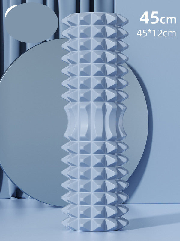 Blue 3D Trigger Point Foam Roller High-Density Solid Core